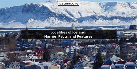 towns in iceland|Localities of Iceland .